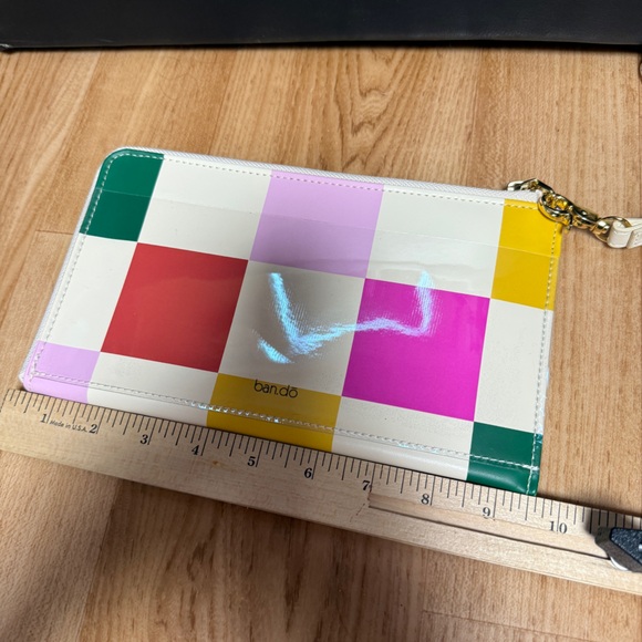 BANDO COLOR BLOCK WRISTLET WALLET - Picture 6 of 7